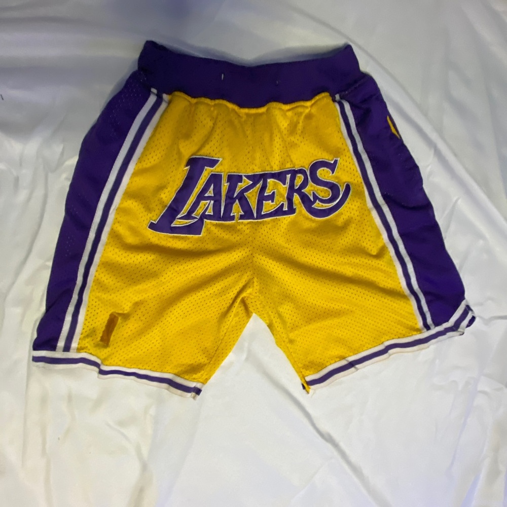 Just Don 1984-1985 vintage lakers shorts